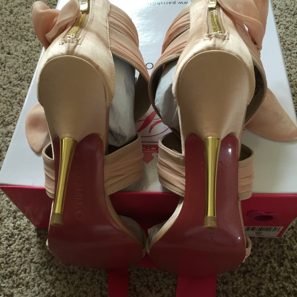 Paris Hilton Champagne Pink/Champagne Selene Heels - Picture 4 of 8